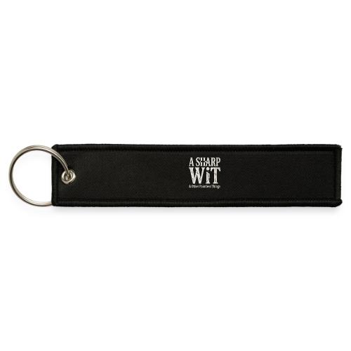 A Sharp Wit & Other Pointless Things - Knife Pun - Jet Tag Keychain