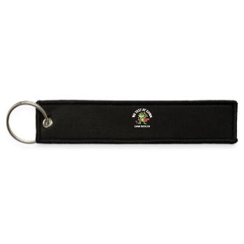 We Test At Dawn Frog Exam Mode On Funny Student  - Jet Tag Keychain - black - Front