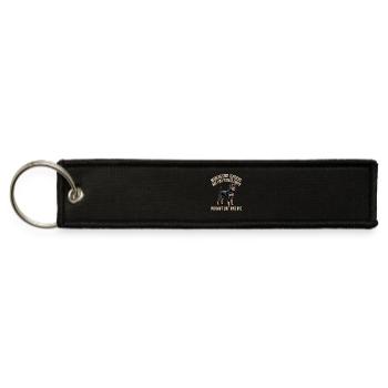 Manchester Terriers Are Like Dog Owner - Jet Tag Keychain - black - Front