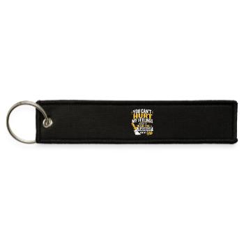 Funny sarcastic Mechanic Dad Garage Humor Quote - Jet Tag Keychain - black - Front