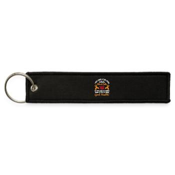 Leukemia Awareness Month Orange Apparel - Jet Tag Keychain - black - Front