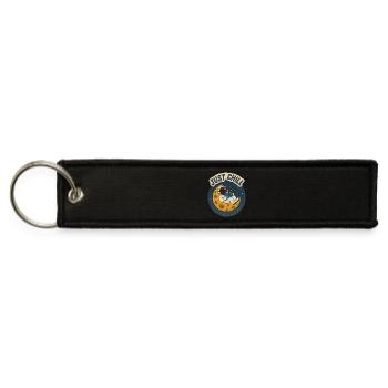 Just Chill  - Jet Tag Keychain - black - Front