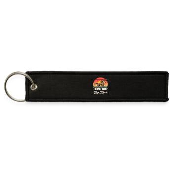  Ohne Huf Kein Move Retro Horse Sunset Equestrian - Jet Tag Keychain - black - Front