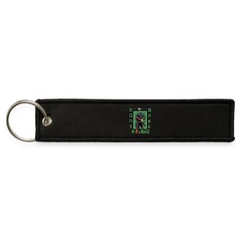 DONT MAKE B-A.I.-BIES (no background) - Jet Tag Keychain - black - Front