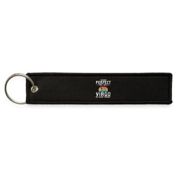 The Perfect Blend of Virgo, So Close Enough  - Jet Tag Keychain - black - Front