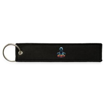 Rebirth in Utopia Environmental Warrior Design - Jet Tag Keychain - black - Front