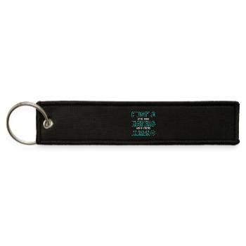 Small Business Owner CEO Entrepreneur - Jet Tag Keychain - black - Front