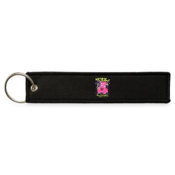 I Am Never Gonna Regret - Jet Tag Keychain - black - Front