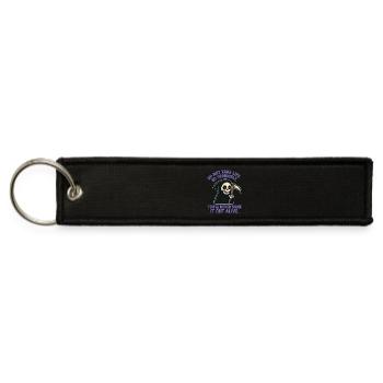 Do not take life so seriously - Jet Tag Keychain - black - Front
