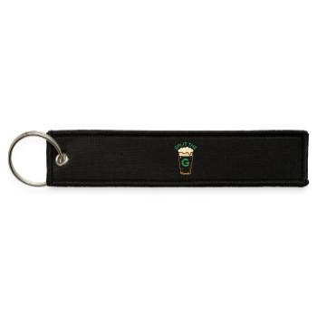 Split the G Beer Glass - Jet Tag Keychain - black - Front