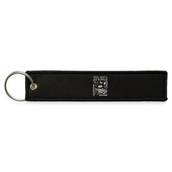 You Are Loved - John 3:16 Art - Jet Tag Keychain - black - Front
