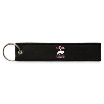 Just a Girl Who Loves Horses - Jet Tag Keychain - black - Front