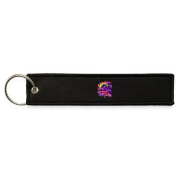Power Nap Power Nap Rainbow - Jet Tag Keychain - black - Front