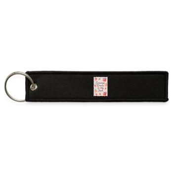Second Grade Is My Jam - Jet Tag Keychain - black - Front