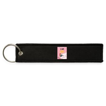 Escaping from My Problems - Jet Tag Keychain - black - Front