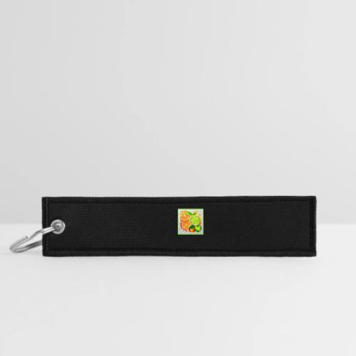 Neon Chaos Liquid Color Explosion - Jet Tag Keychain