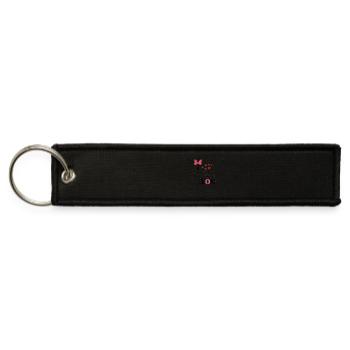 Make a Statement, One Shirt at a Time - Jet Tag Keychain - black - Front