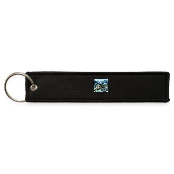 Lost in the Wild - Jet Tag Keychain - black - Front