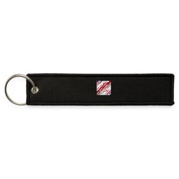 Ole RWB - Jet Tag Keychain - black - Front