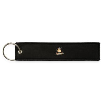 Test day vibes only - Jet Tag Keychain - black - Front