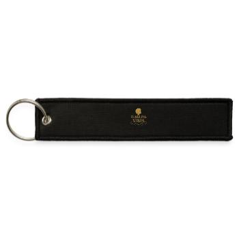 Flawless Vibes - Classy Bold Statement Tee Graphic - Jet Tag Keychain - black - Front