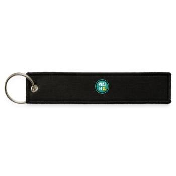What the duck! - Jet Tag Keychain - black - Front