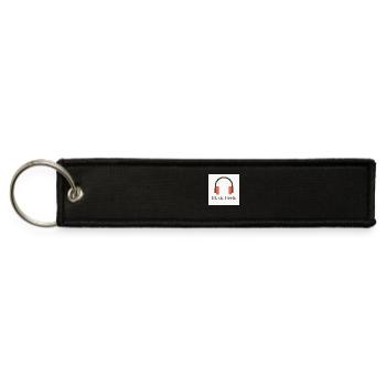 Music Heals - Jet Tag Keychain - black - Front
