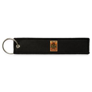 The Cutest Remote Worker - Jet Tag Keychain - black - Front