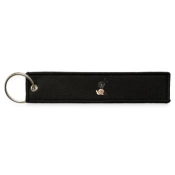 Take Things Slowly - Jet Tag Keychain - black - Front