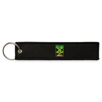 Jamaica Landscape Design - Jet Tag Keychain - black - Front