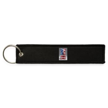American Flag Gummy Bear - Jet Tag Keychain - black - Front