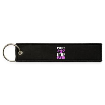 Pretty Little Flyer Cheer Silhouette - Jet Tag Keychain - black - Front