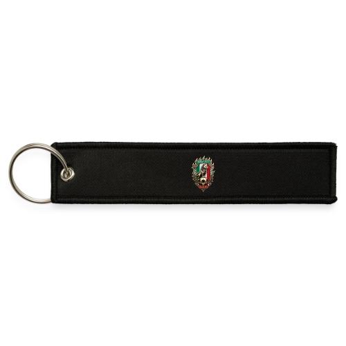 Italy Wolf Fury T-Shirt, Italian Flag Pride Gift - Jet Tag Keychain