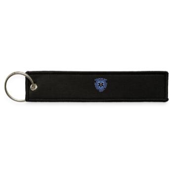 Advanced EMT Emergency Medical Service Paramedic F - Jet Tag Keychain - black - Front