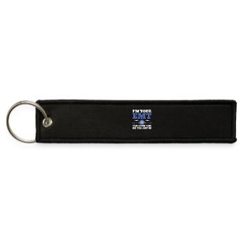 I'm Your EMT What Stupid Thing Did You Just Do Par - Jet Tag Keychain - black - Front