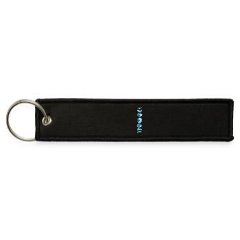 Moon Phases - Jet Tag Keychain - black - Front