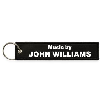 Music by john williams - Jet Tag Keychain - black - Front