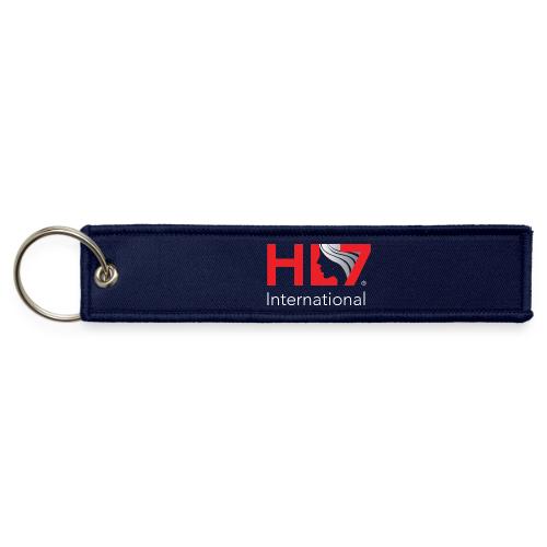 Women of HL7 Logo - Jet Tag Keychain