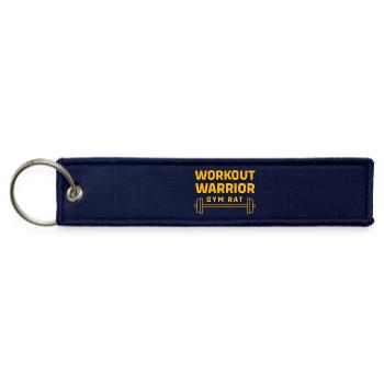 Bodybuilding Gym Rat - Jet Tag Keychain - navy - Front