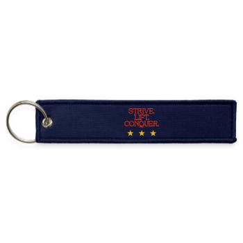 Strive Life to Conquer - Jet Tag Keychain - navy - Front