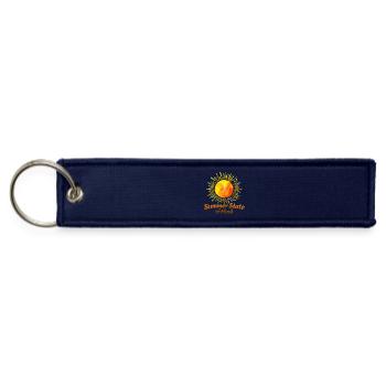 Summer State of Mind Sunburst - Jet Tag Keychain - navy - Front