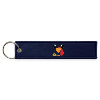 'lil gobbler - Jet Tag Keychain - navy - Front