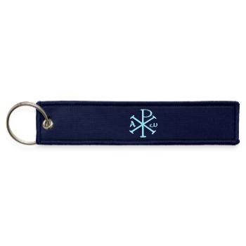 Pax Romana (dark) - Jet Tag Keychain - navy - Front