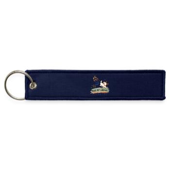 Not My Circus Not My Problem Dog - Jet Tag Keychain - navy - Front