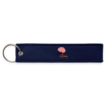 Brain Storming - Jet Tag Keychain - navy - Front