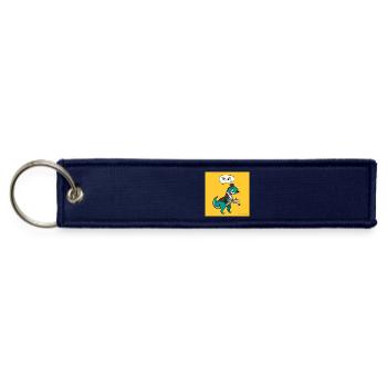 Tea Rex Gentle Dino Tee - Jet Tag Keychain - navy - Front