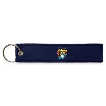 Drum Kit Steamwave - Jet Tag Keychain - navy - Front