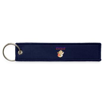 Manman Chérie: Bloomed with Love ( Mother's Day) - Jet Tag Keychain - navy - Front