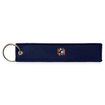 Yogini Drawing - Jet Tag Keychain - navy - Front