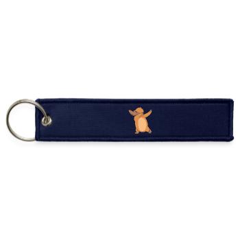 Animal Duck Billed Platypus - Jet Tag Keychain - navy - Front